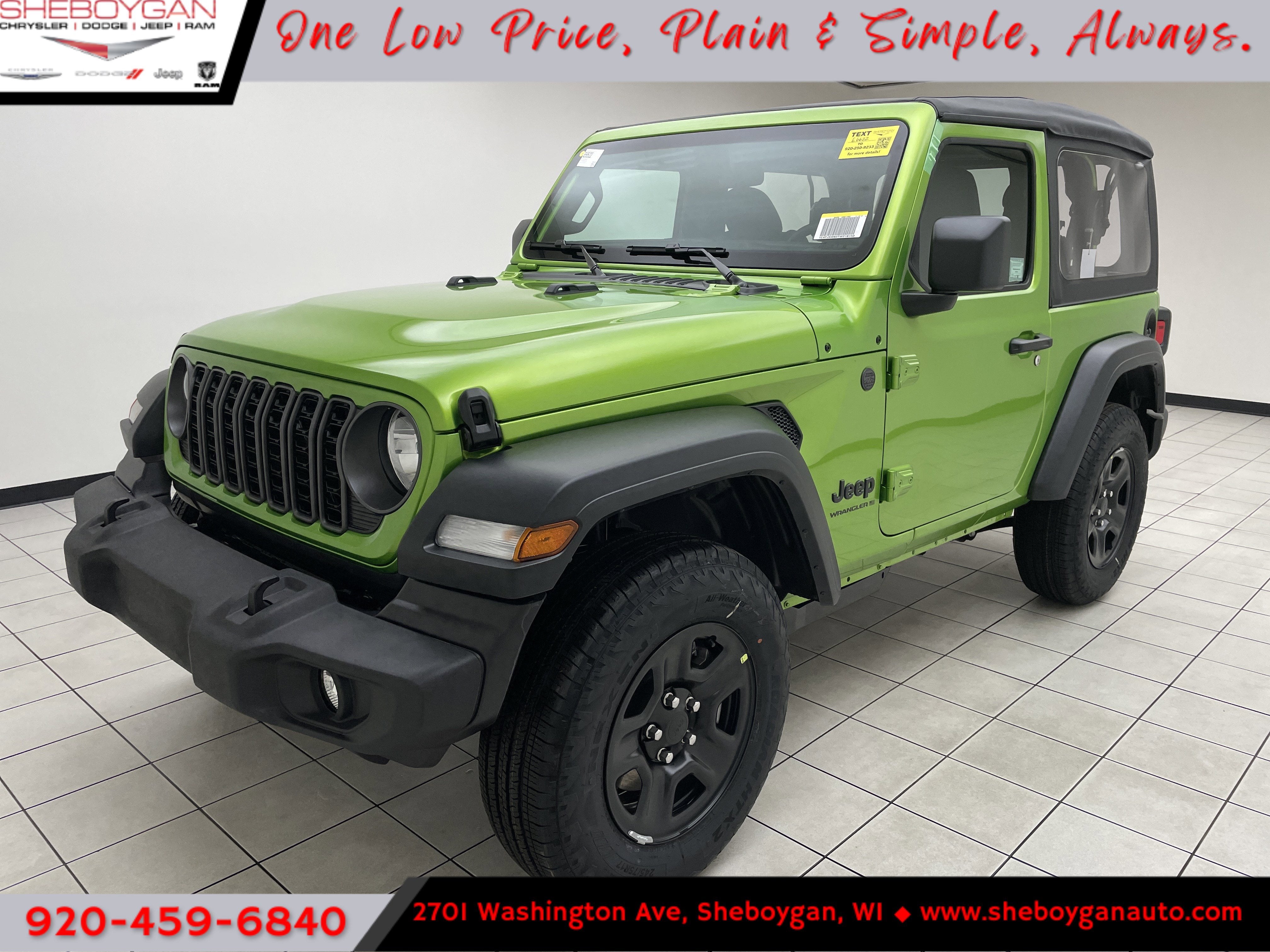2026 Jeep Wrangler WRANGLER 2-DOOR SPORT