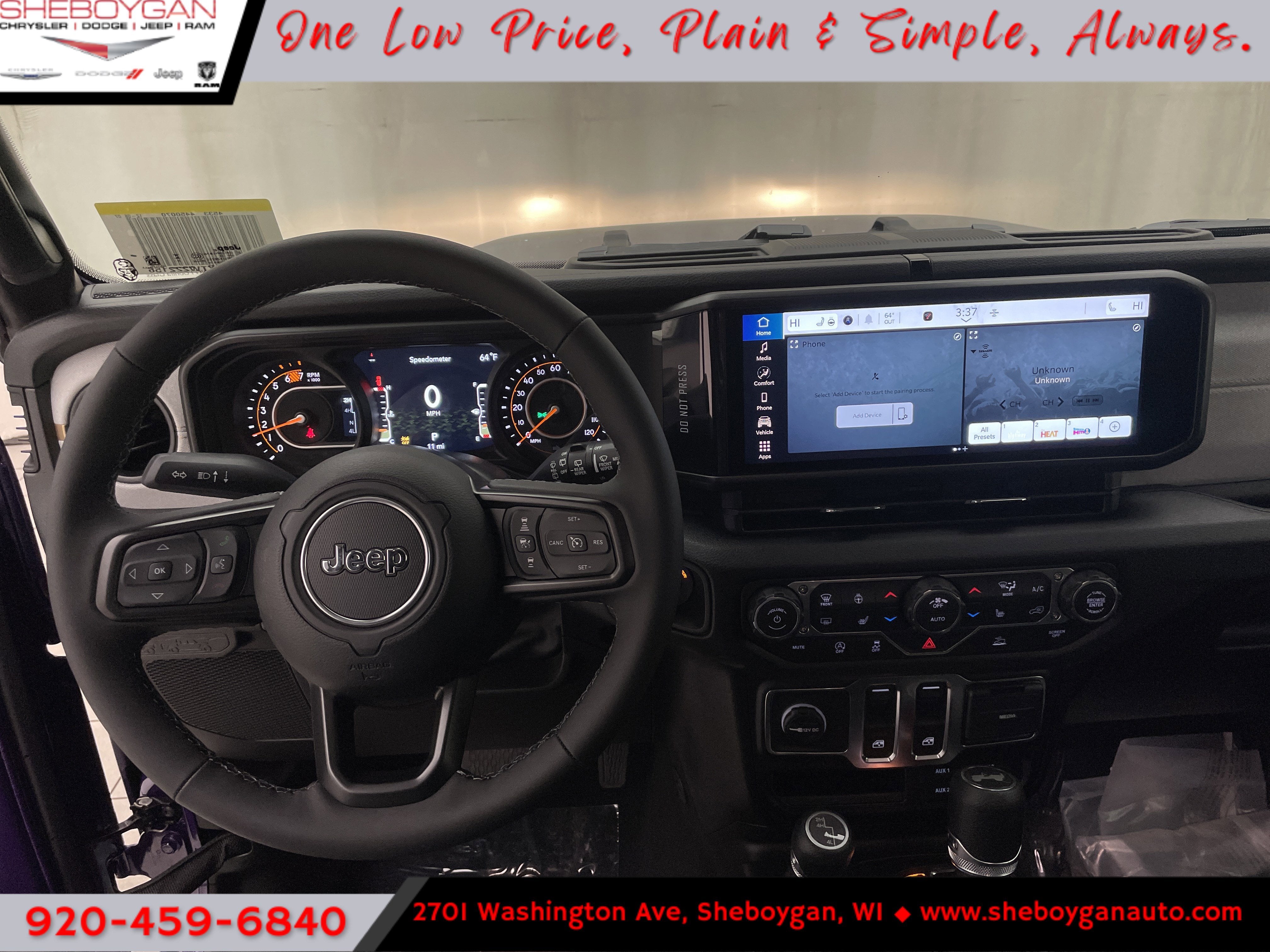 2026 Jeep Wrangler WRANGLER 2-DOOR SPORT S