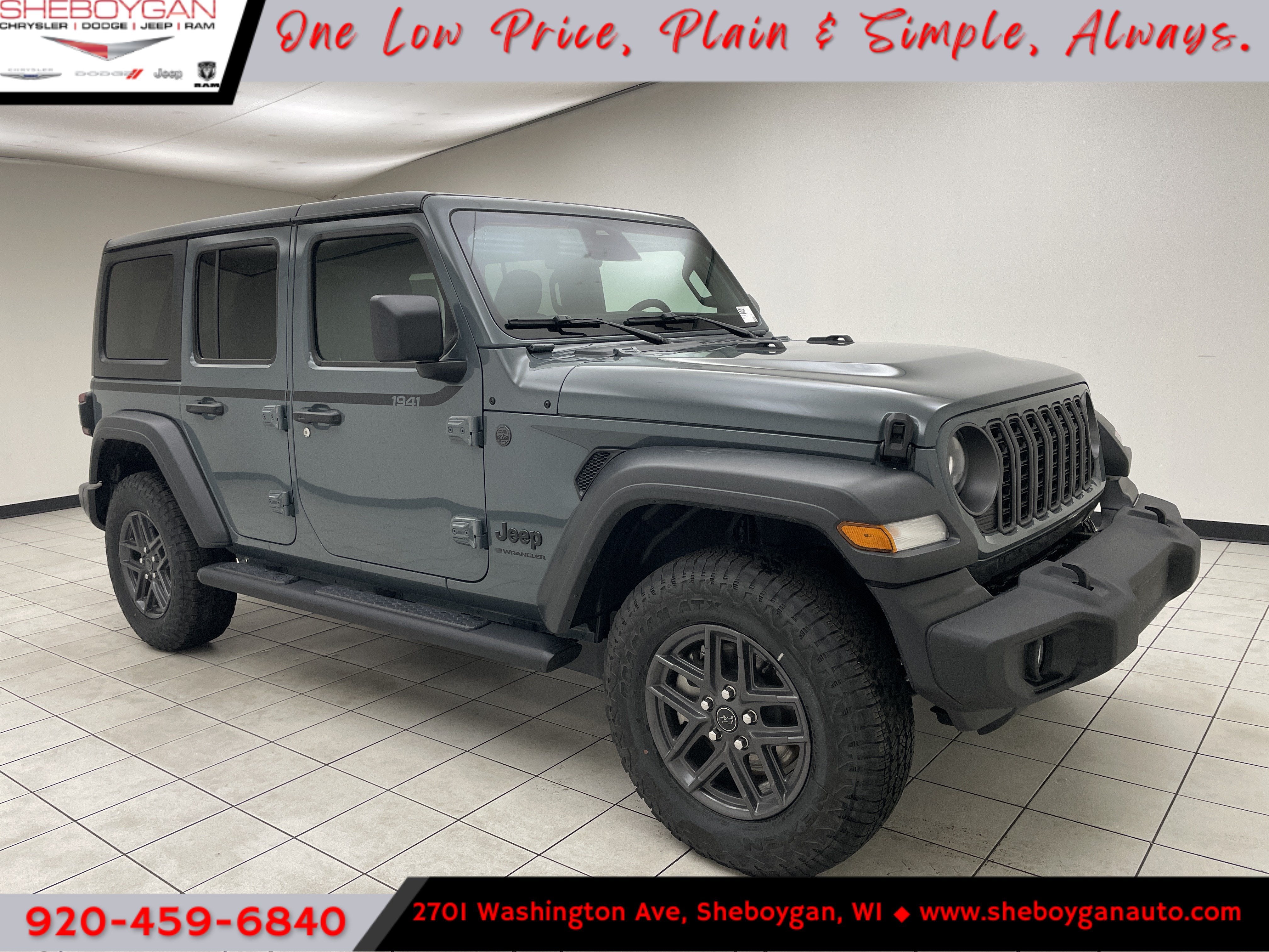 2026 Jeep Wrangler 4-Door Sport S 4x4