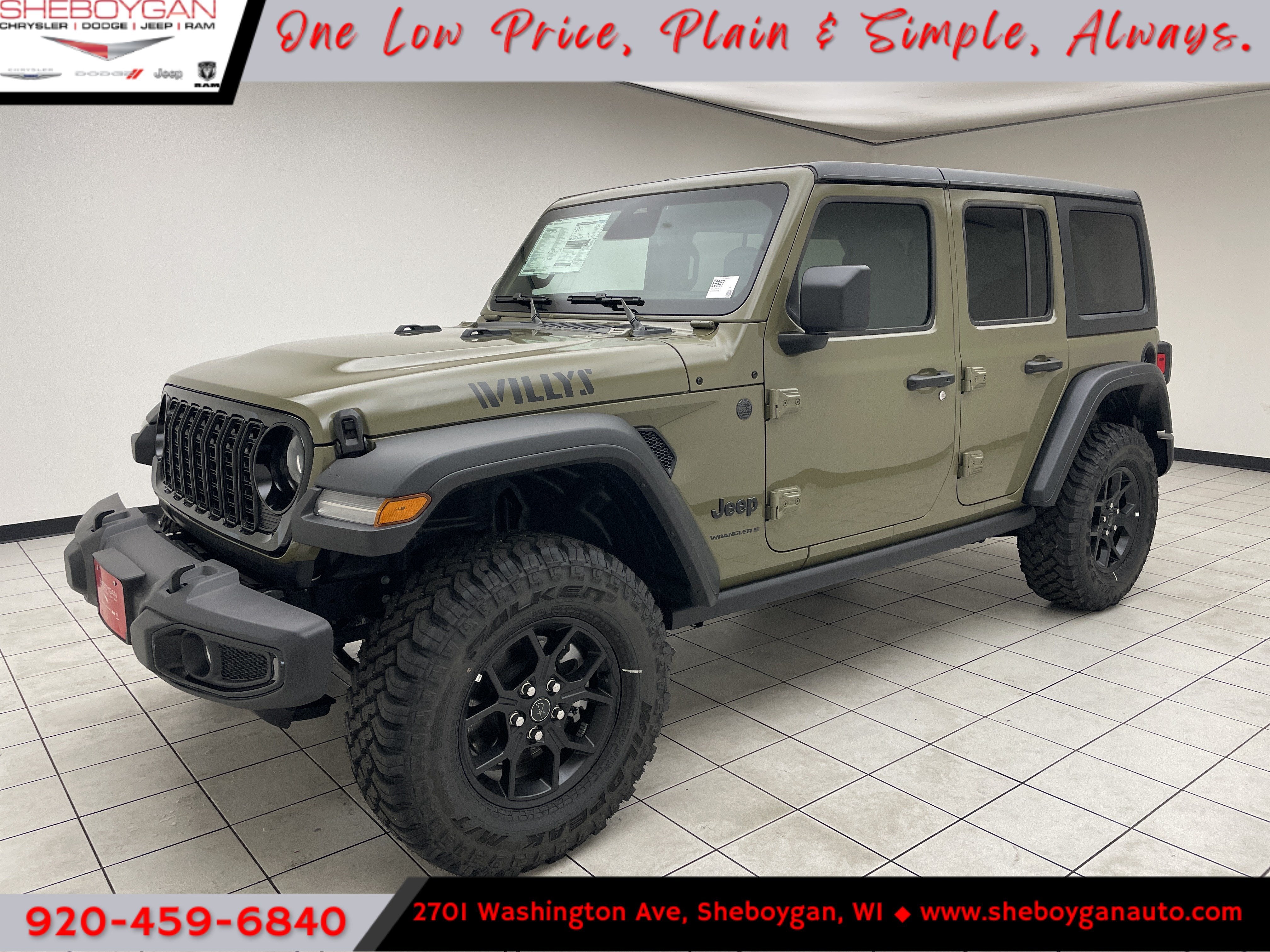2026 Jeep Wrangler WRANGLER 4-DOOR WILLYS