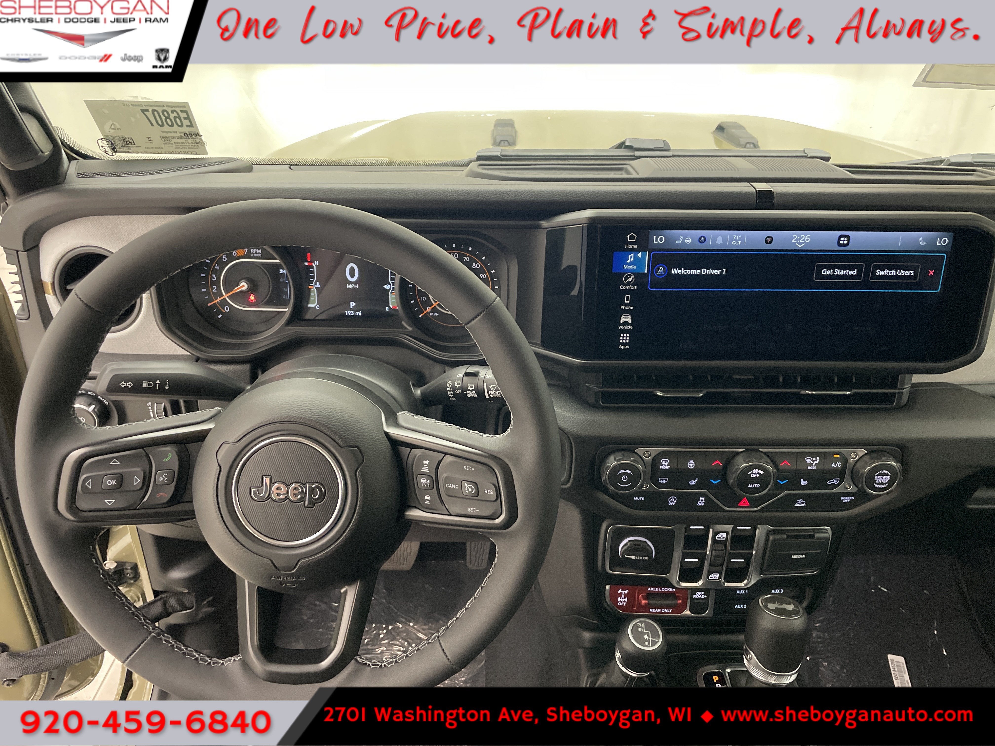 2026 Jeep Wrangler WRANGLER 4-DOOR WILLYS