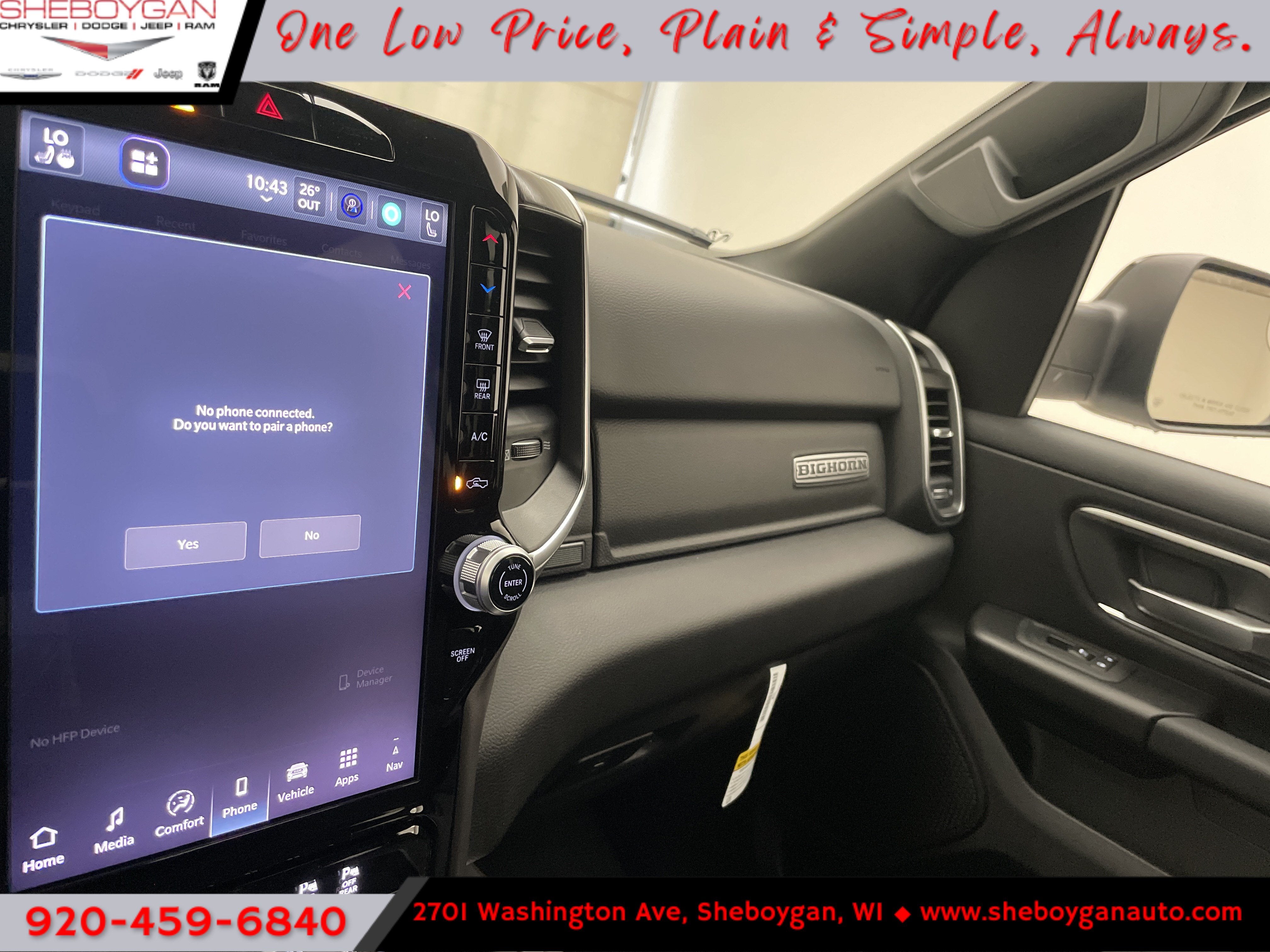 2026 RAM 1500 RAM 1500 BIG HORN CREW CAB 4X4 5'7' BOX