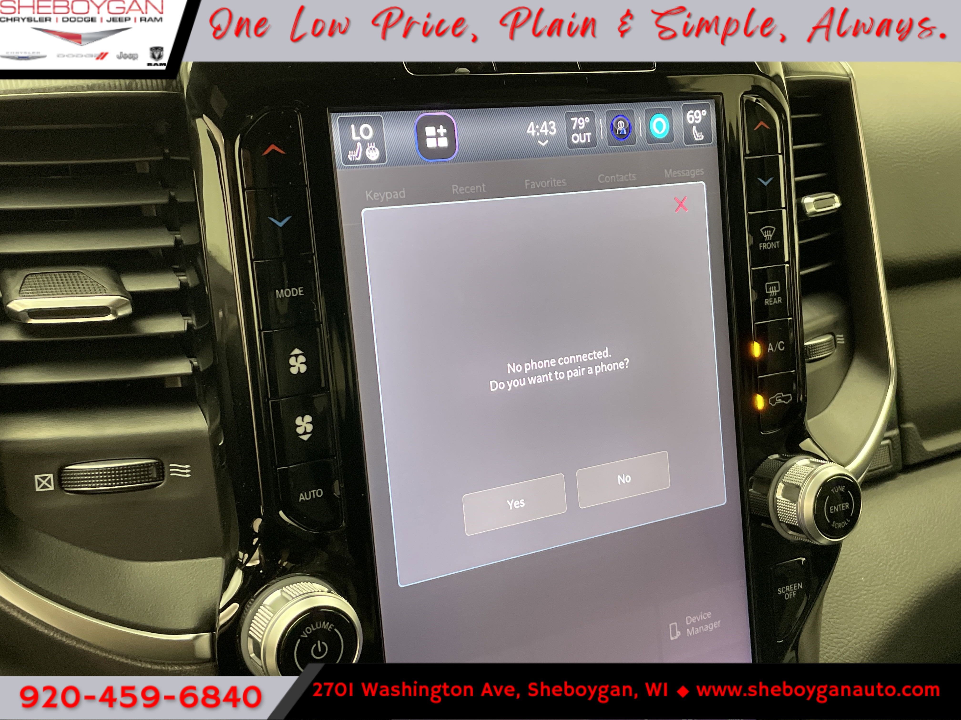 2026 RAM Ram 1500 RAM 1500 BIG HORN CREW CAB 4X4 5'7' BOX