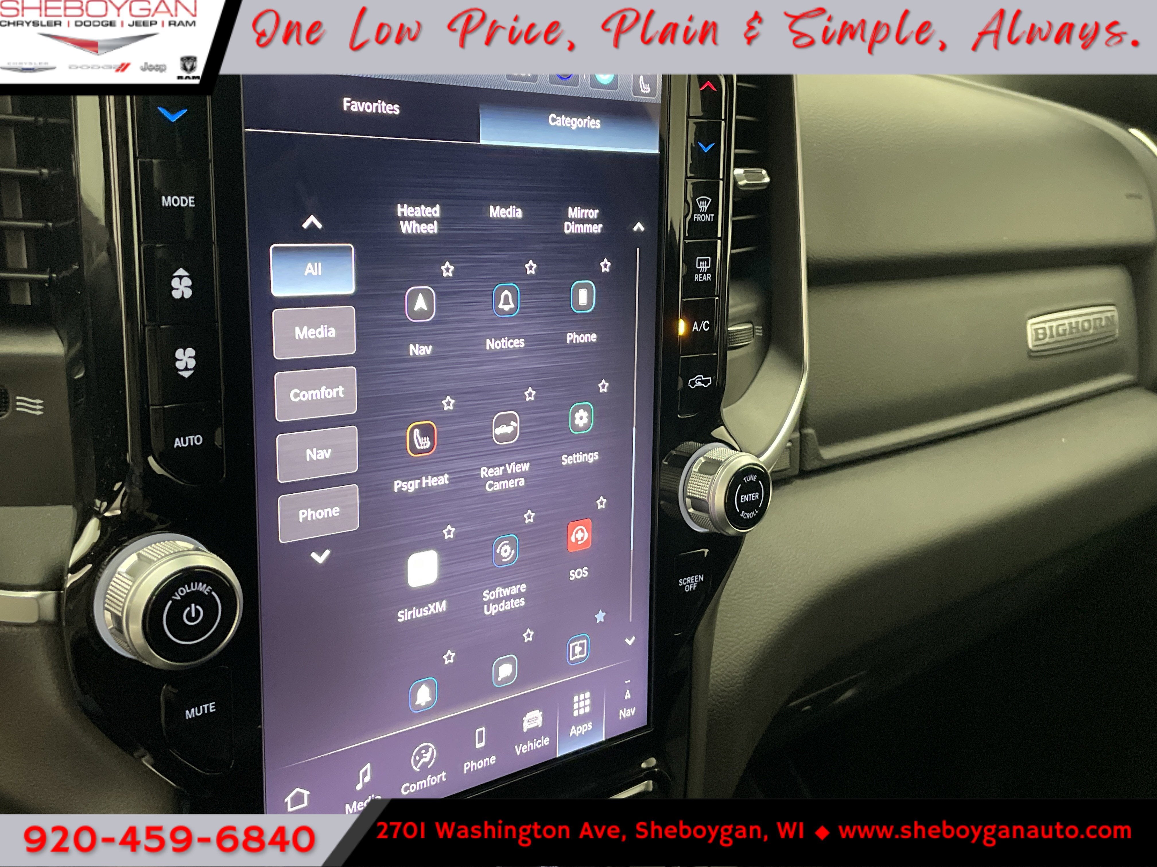 2026 RAM Ram 1500 RAM 1500 BIG HORN CREW CAB 4X4 5'7' BOX