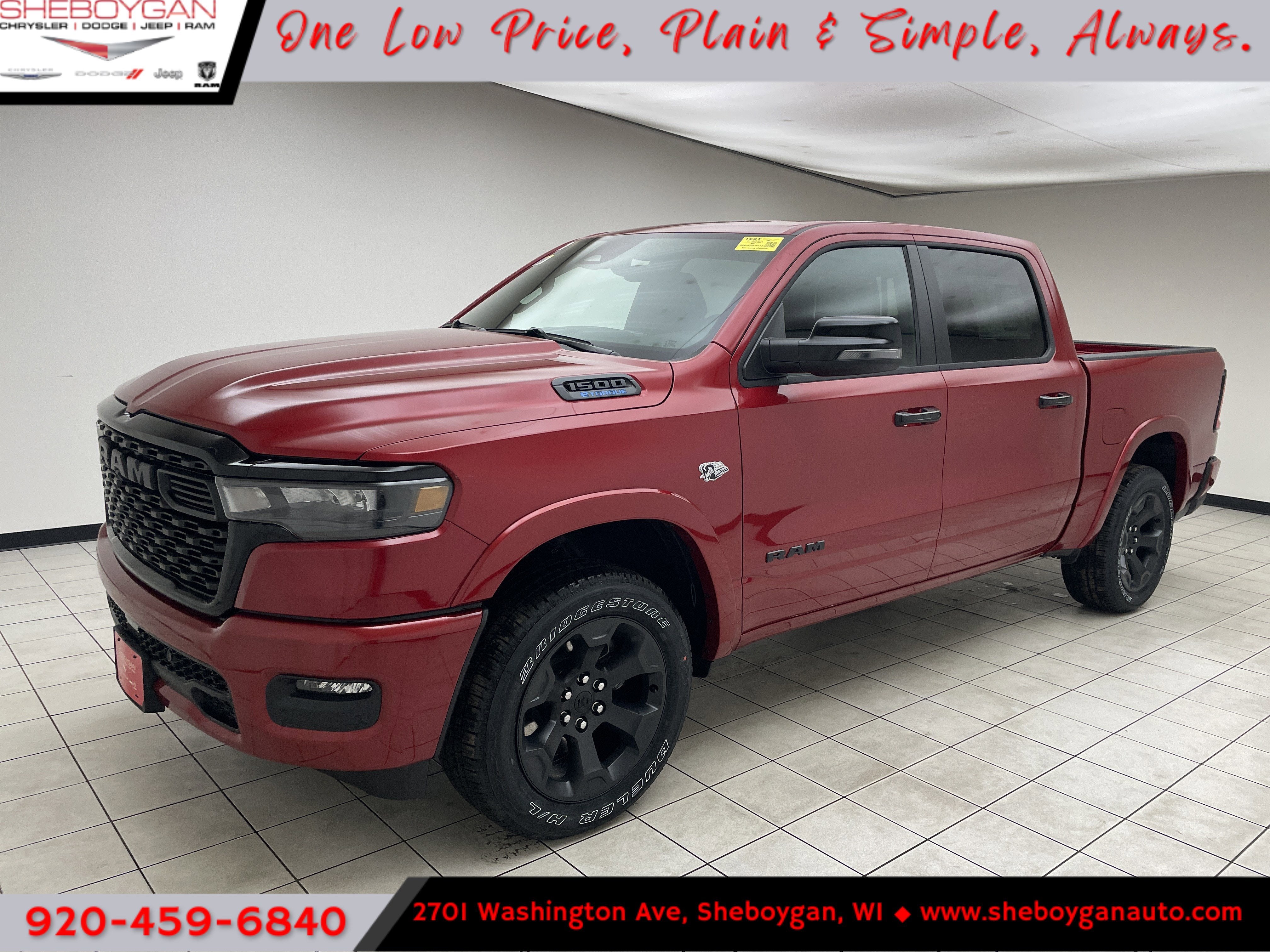 2026 RAM Ram 1500 RAM 1500 BIG HORN CREW CAB 4X4 5'7' BOX