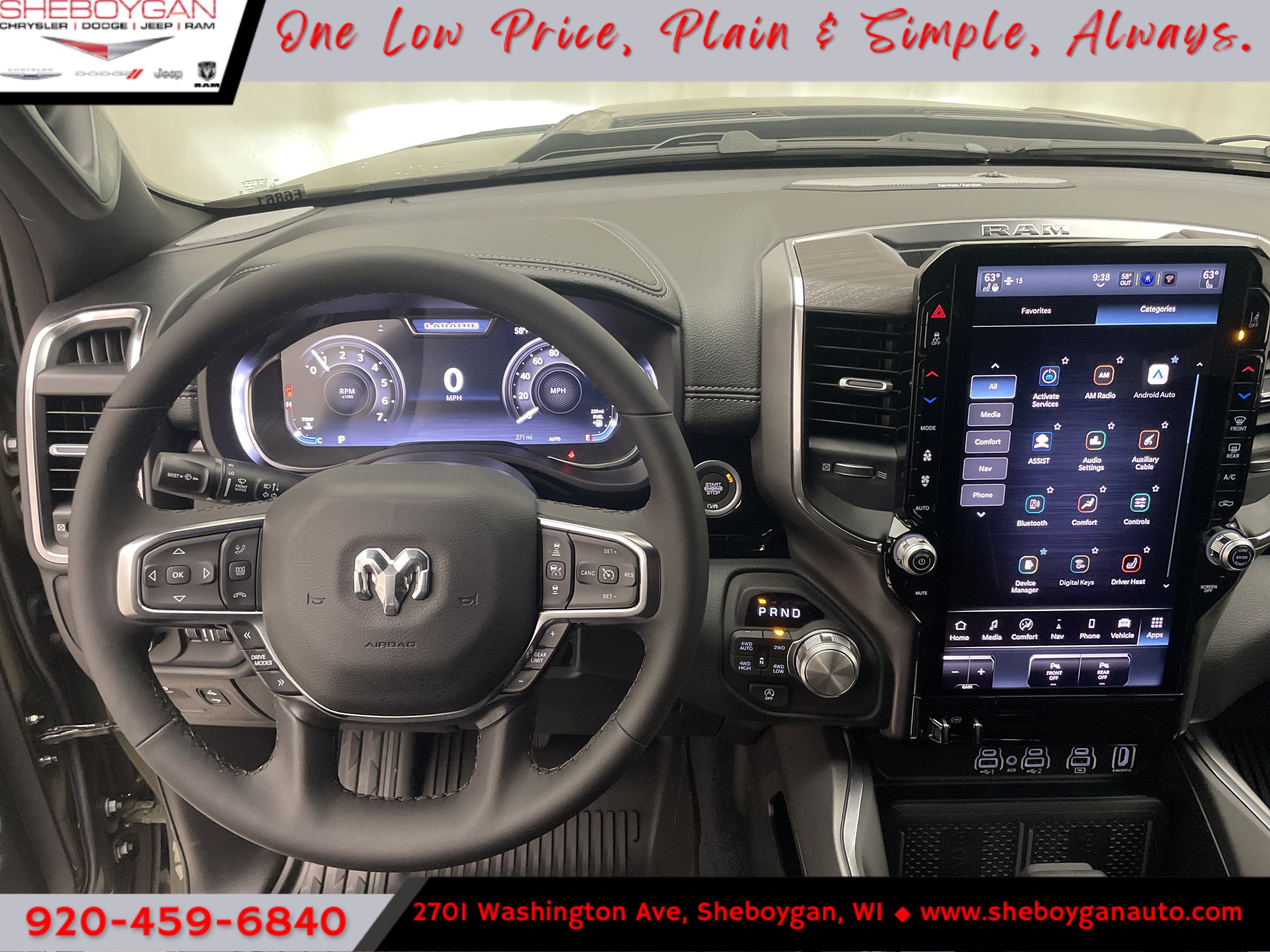 2026 RAM 1500 RAM 1500 LARAMIE CREW CAB 4X4 5'7' BOX