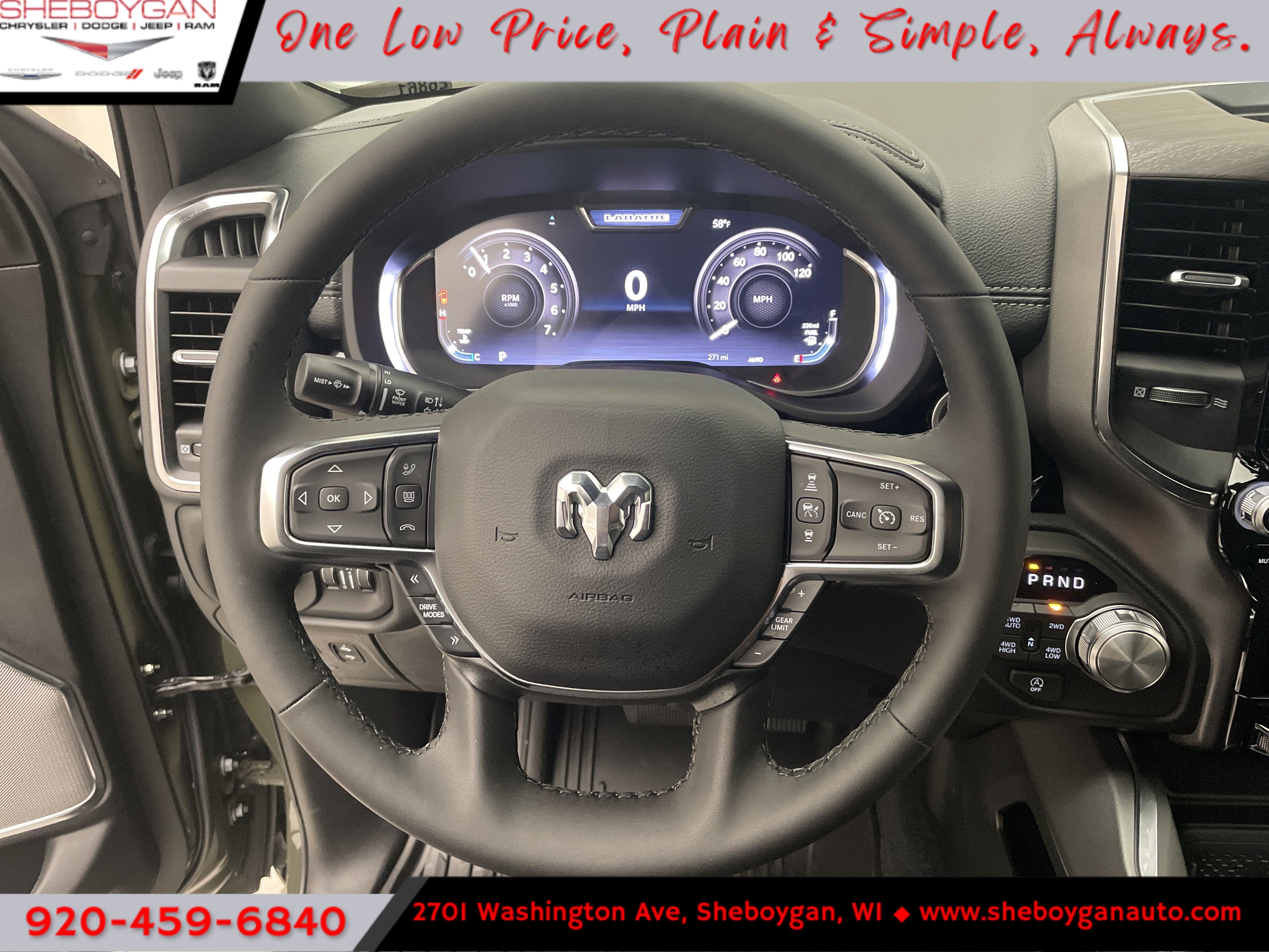 2026 RAM 1500 RAM 1500 LARAMIE CREW CAB 4X4 5'7' BOX