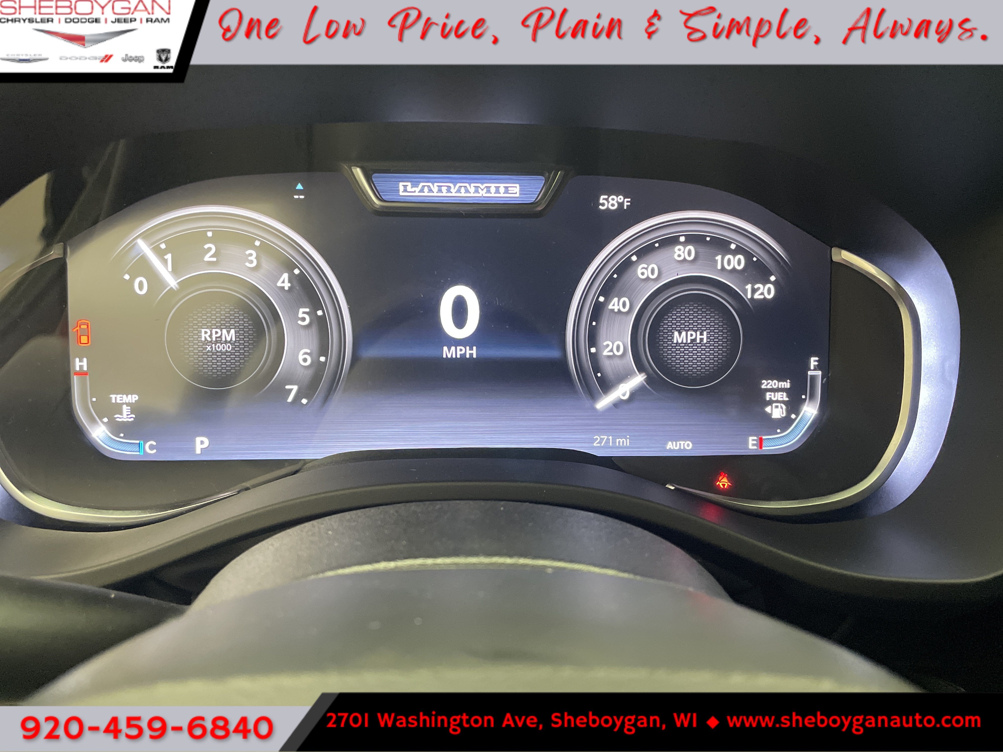 2026 RAM 1500 RAM 1500 LARAMIE CREW CAB 4X4 5'7' BOX