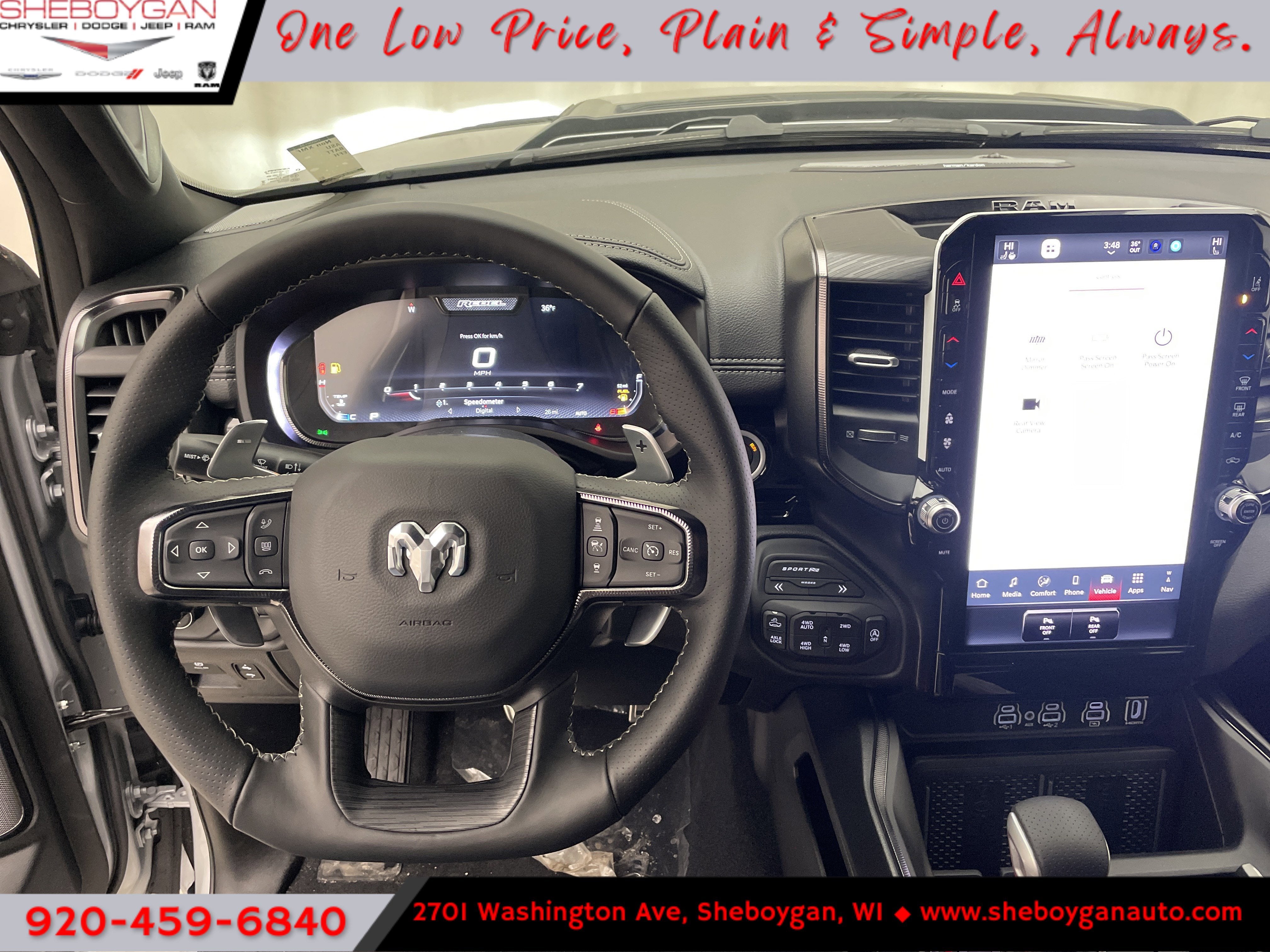 2026 RAM Ram 1500 RAM 1500 REBEL CREW CAB 4X4 5'7' BOX