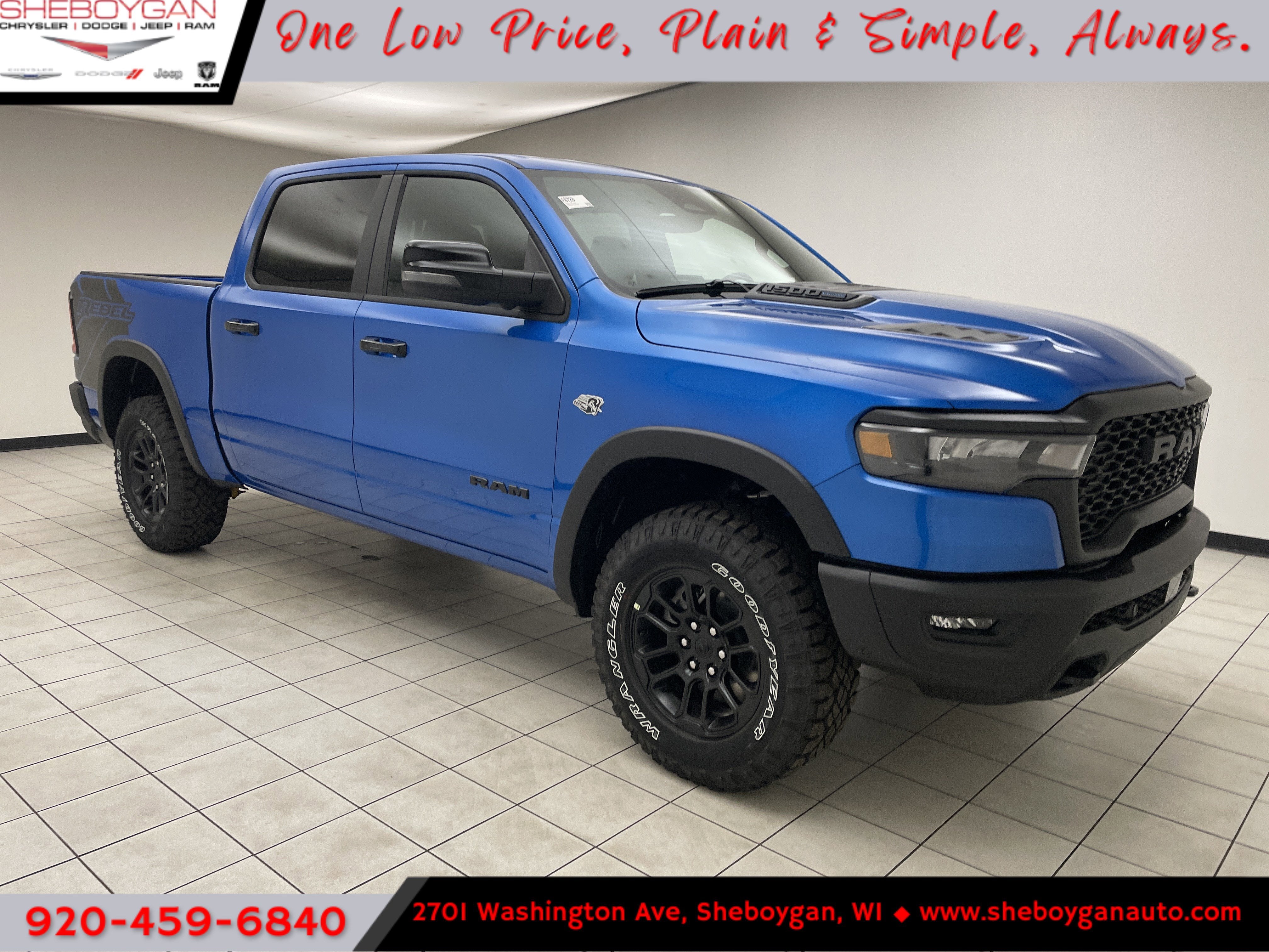 2026 RAM Ram 1500 RAM 1500 REBEL CREW CAB 4X4 5'7' BOX