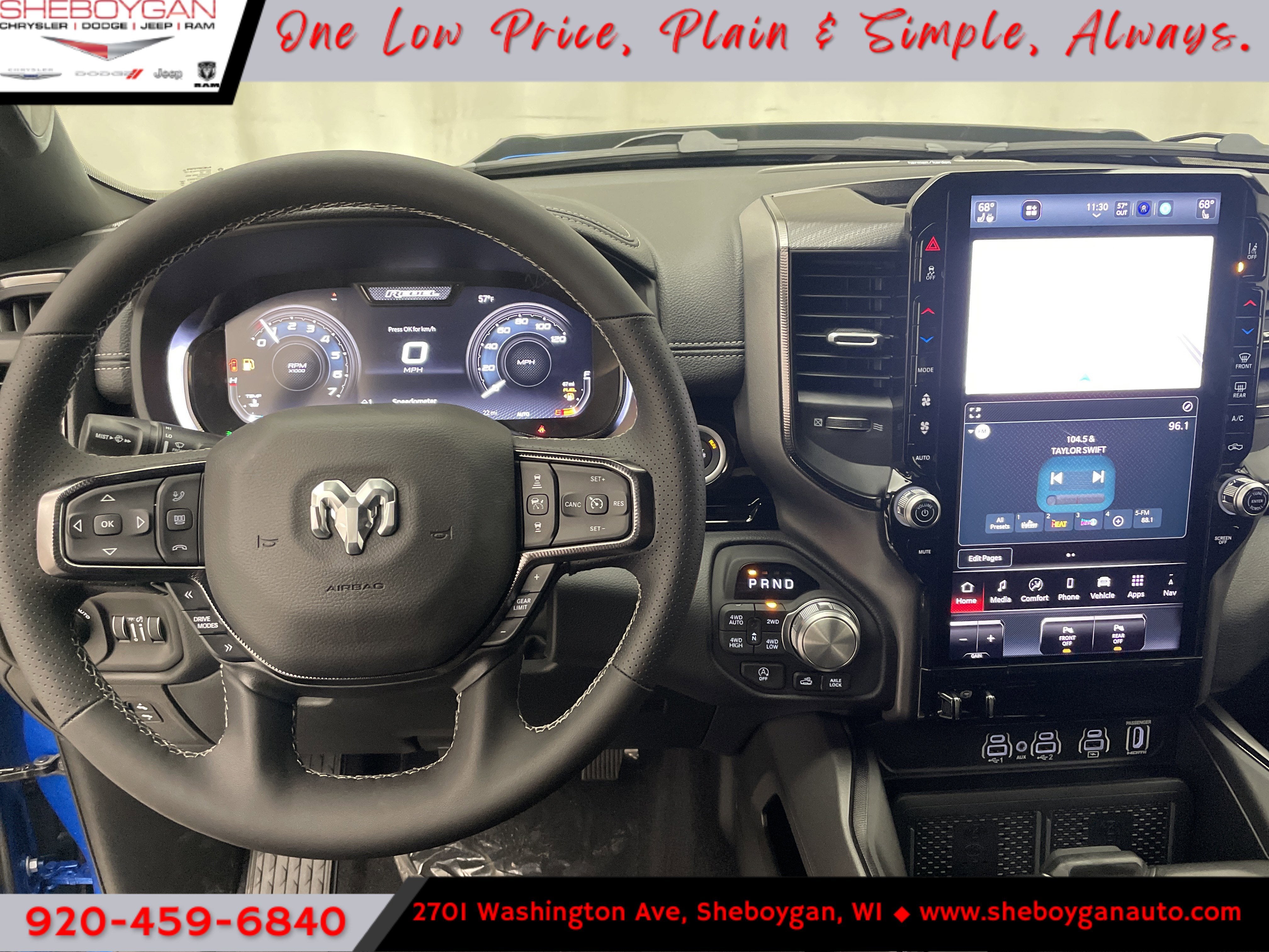 2026 RAM Ram 1500 RAM 1500 REBEL CREW CAB 4X4 5'7' BOX
