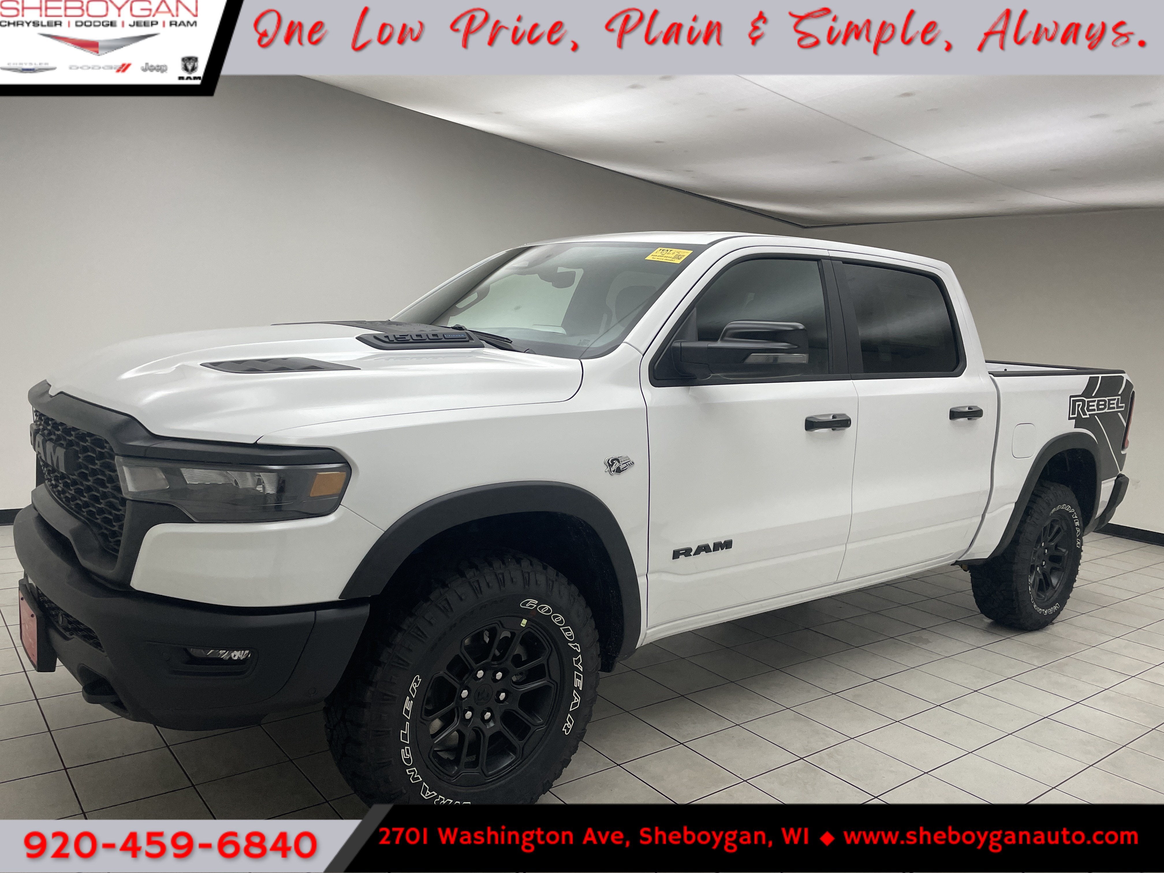 2026 RAM Ram 1500 RAM 1500 REBEL CREW CAB 4X4 5'7' BOX