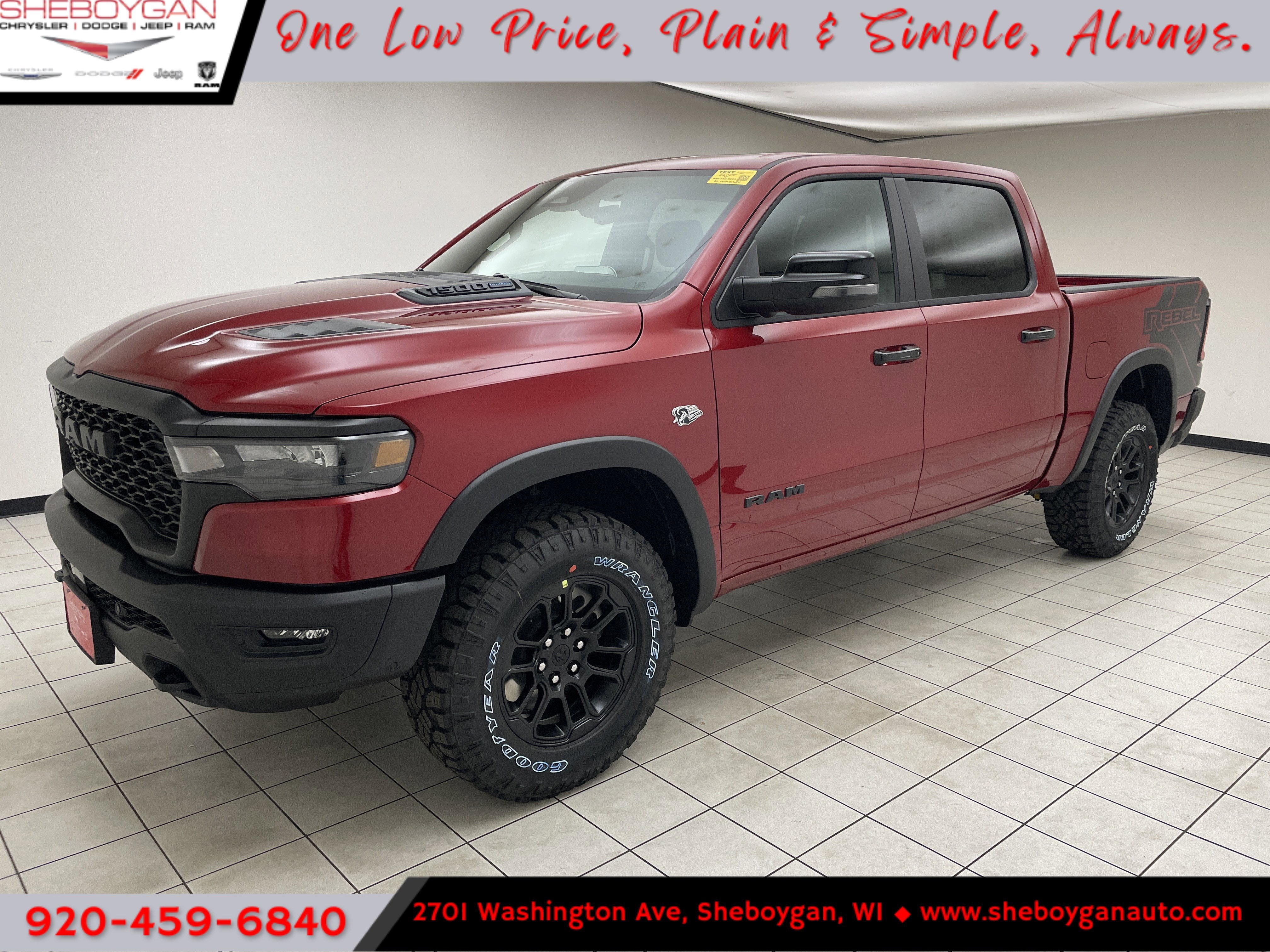 2026 RAM Ram 1500 RAM 1500 REBEL CREW CAB 4X4 5'7' BOX