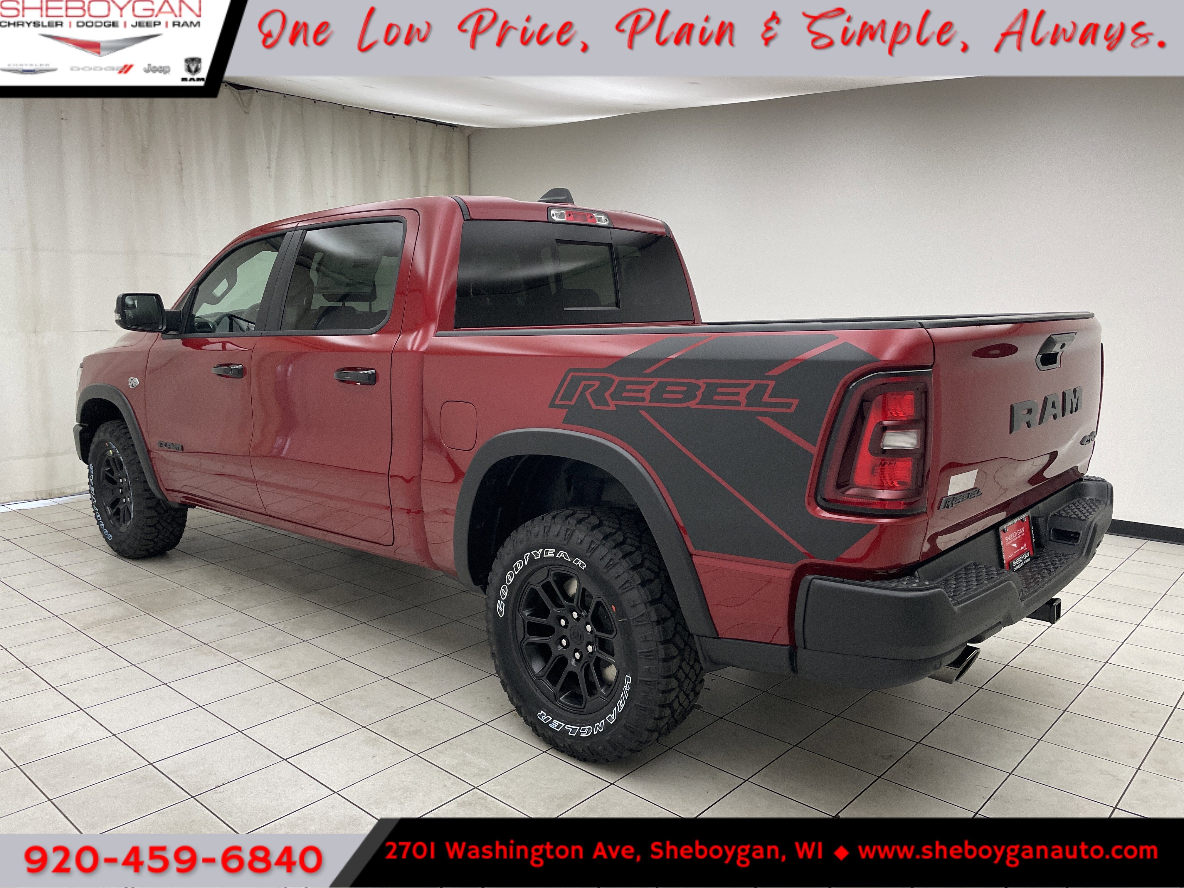 2026 RAM Ram 1500 RAM 1500 REBEL CREW CAB 4X4 5'7' BOX