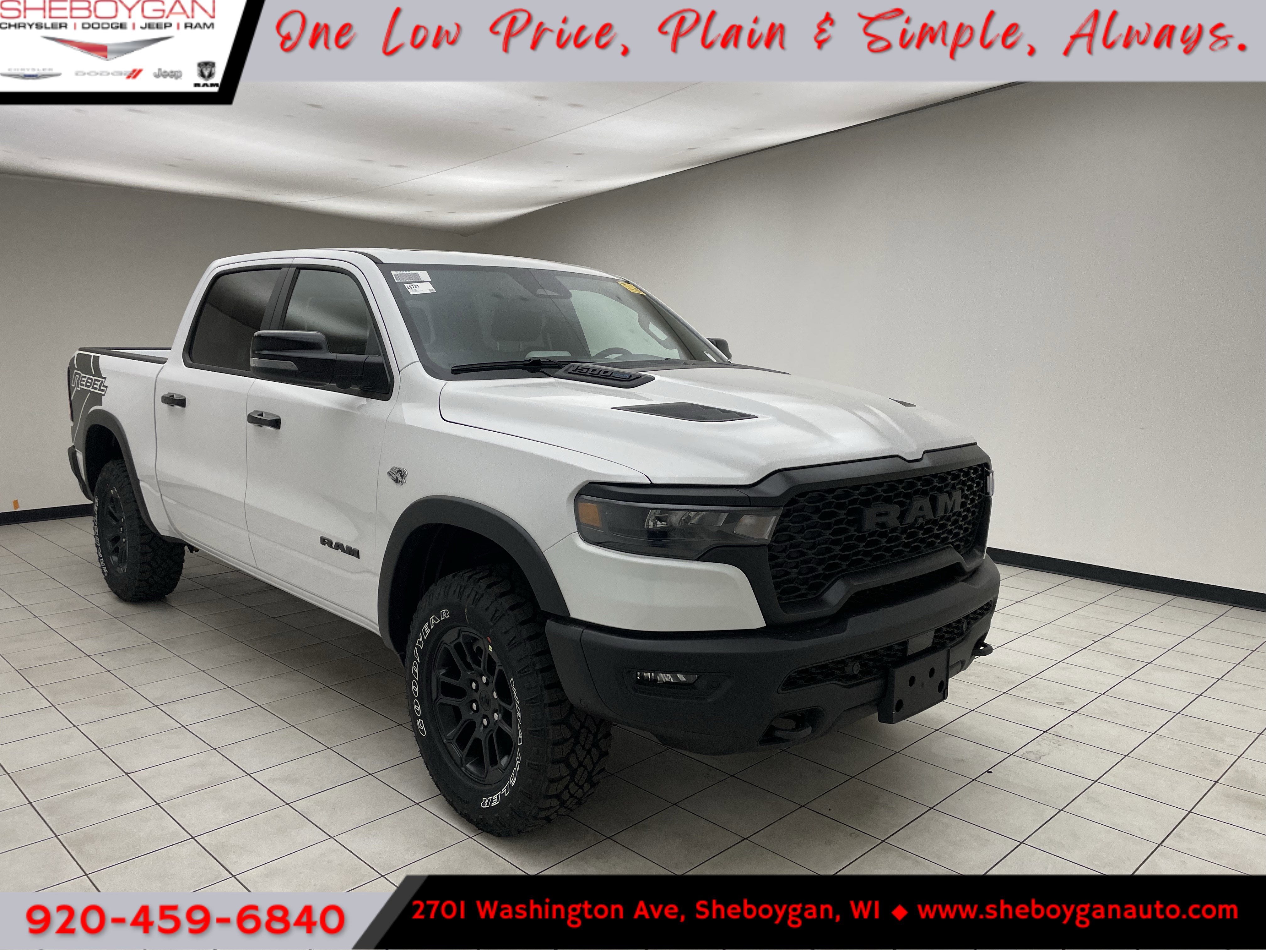 2026 RAM Ram 1500 RAM 1500 REBEL CREW CAB 4X4 5'7' BOX