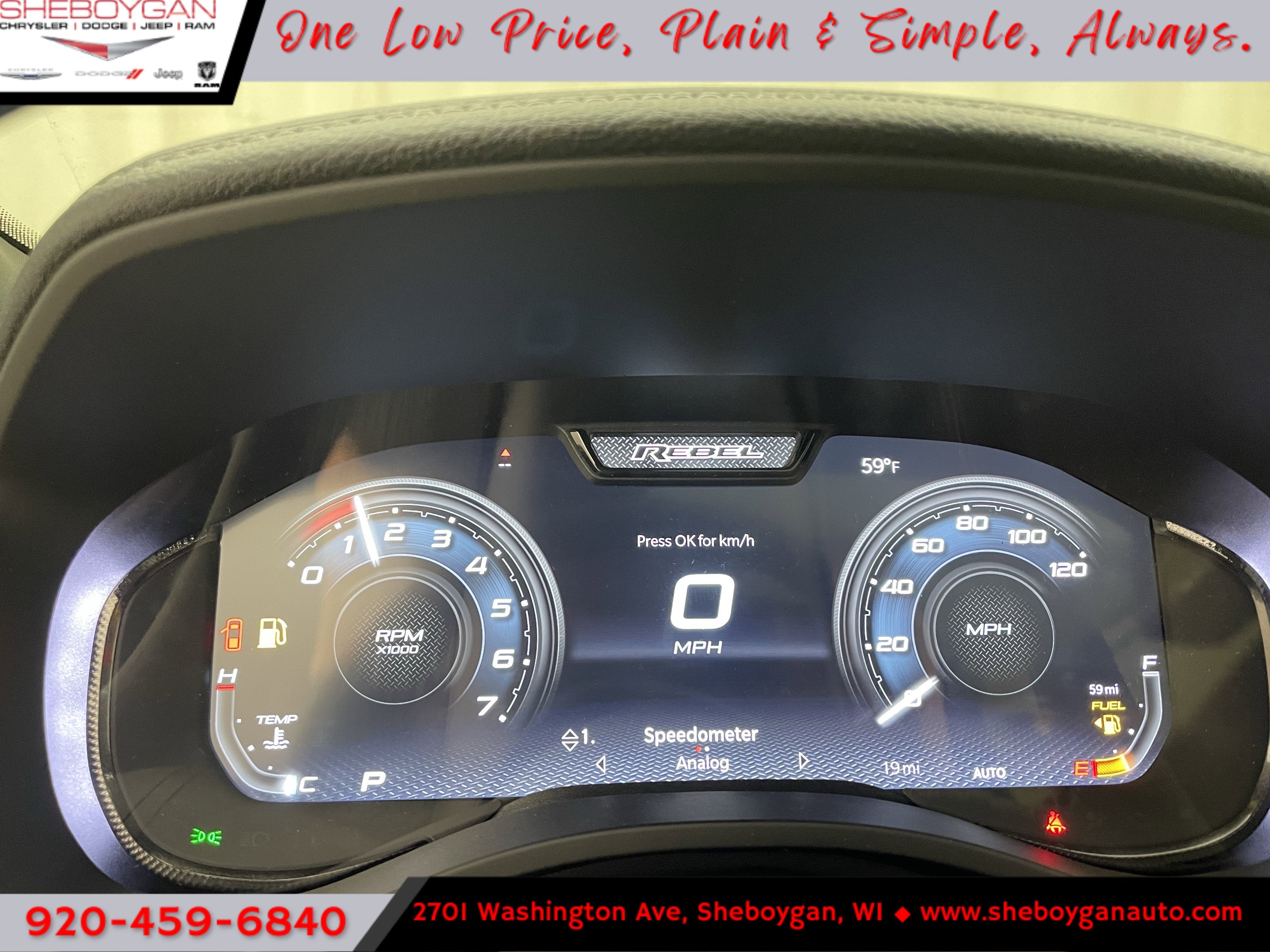 2026 RAM Ram 1500 RAM 1500 REBEL CREW CAB 4X4 5'7' BOX