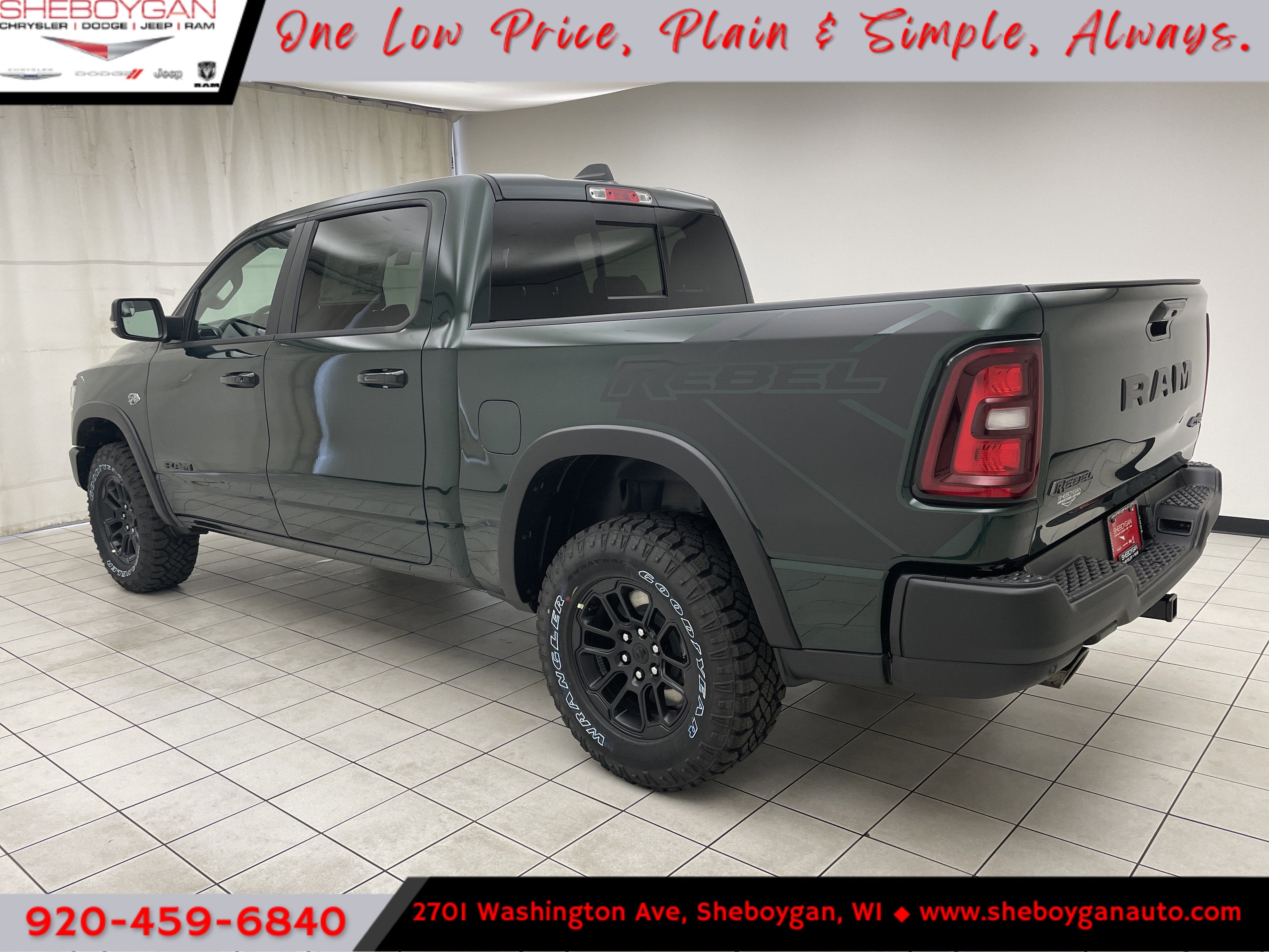 2026 RAM Ram 1500 RAM 1500 REBEL CREW CAB 4X4 5'7' BOX