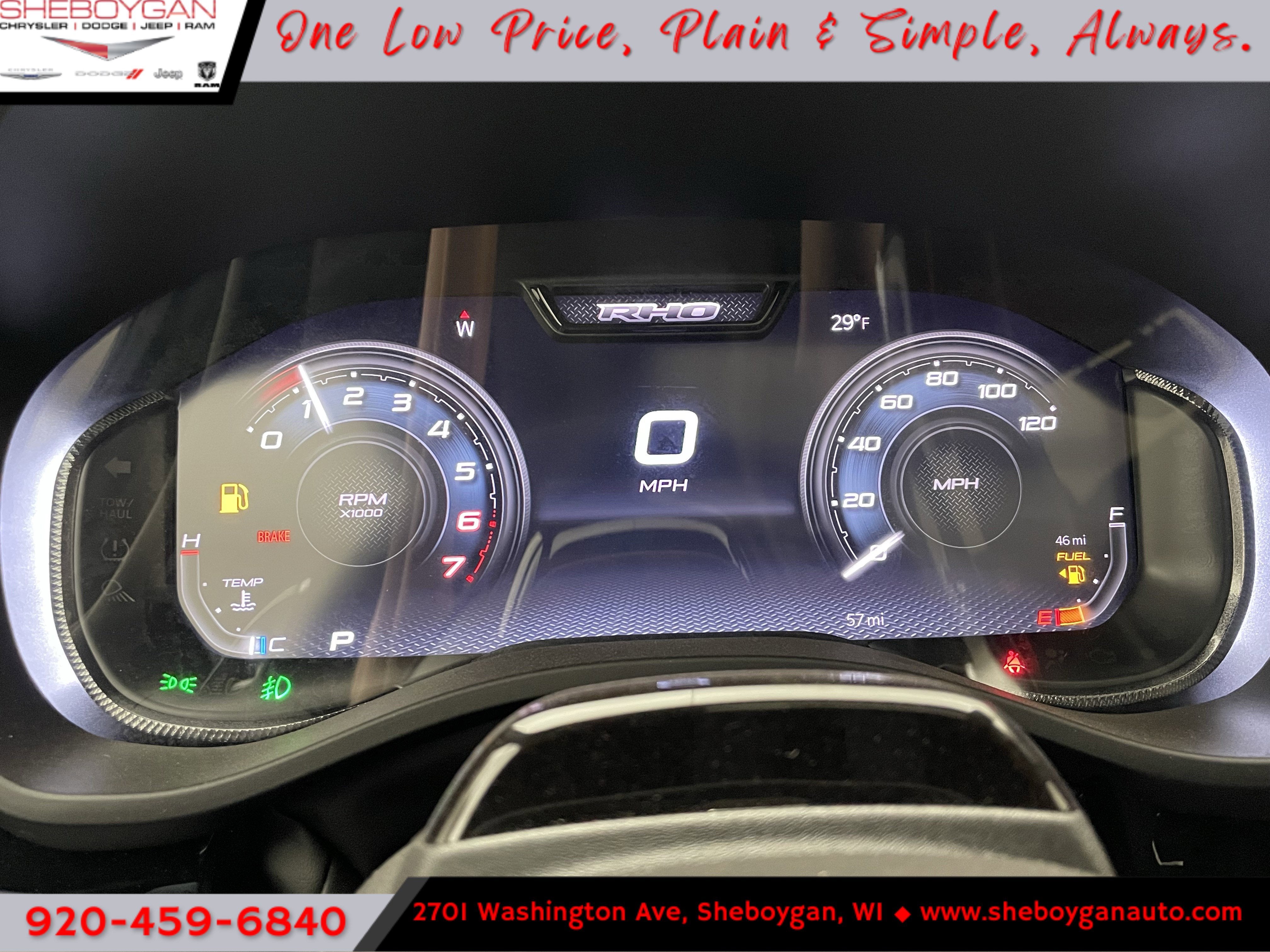 2025 RAM Ram 1500 RAM 1500 RHO CREW CAB 4X4 5'7' BOX