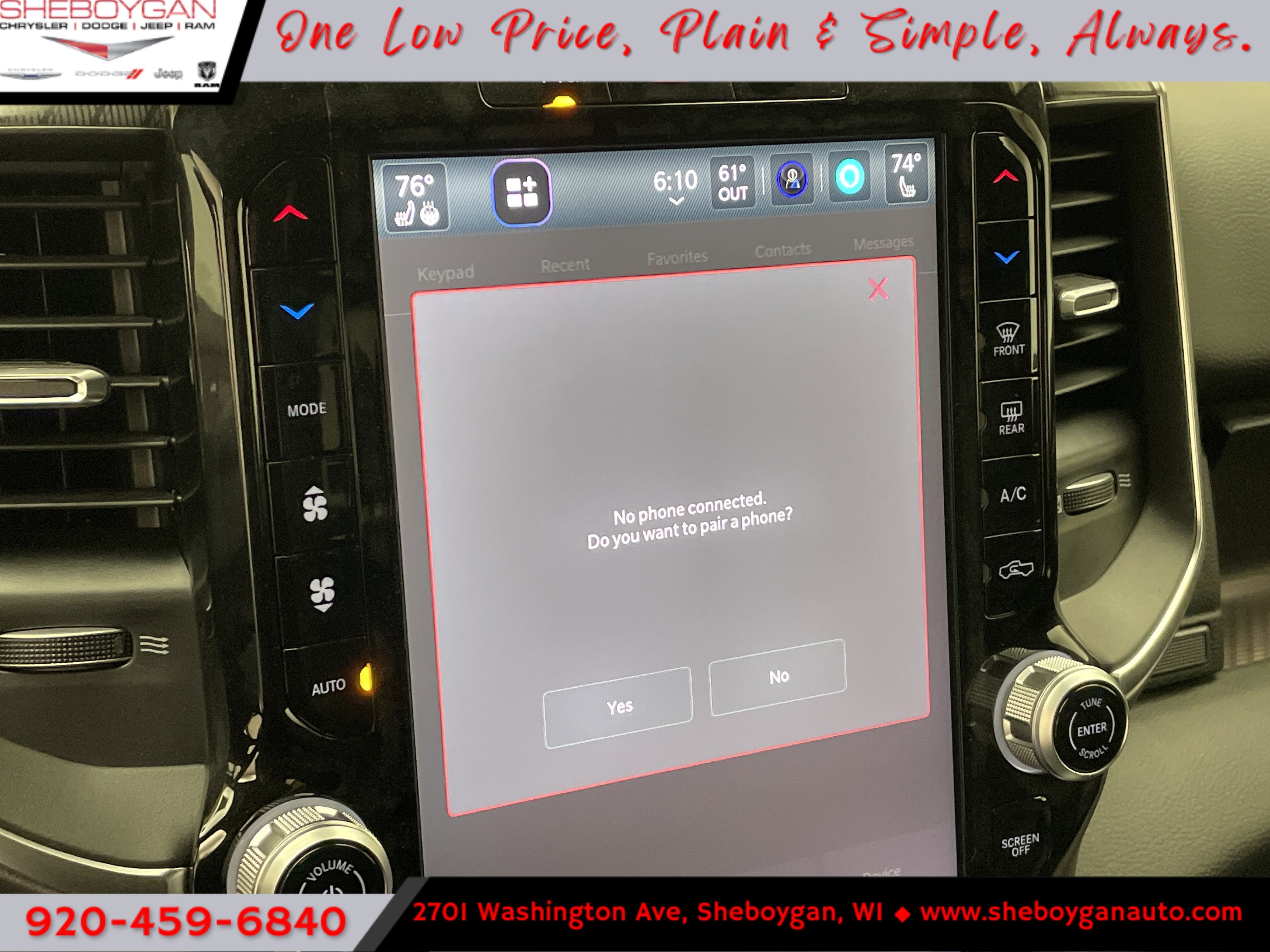 2026 RAM Ram 1500 RAM 1500 BIG HORN CREW CAB 4X4 5'7' BOX