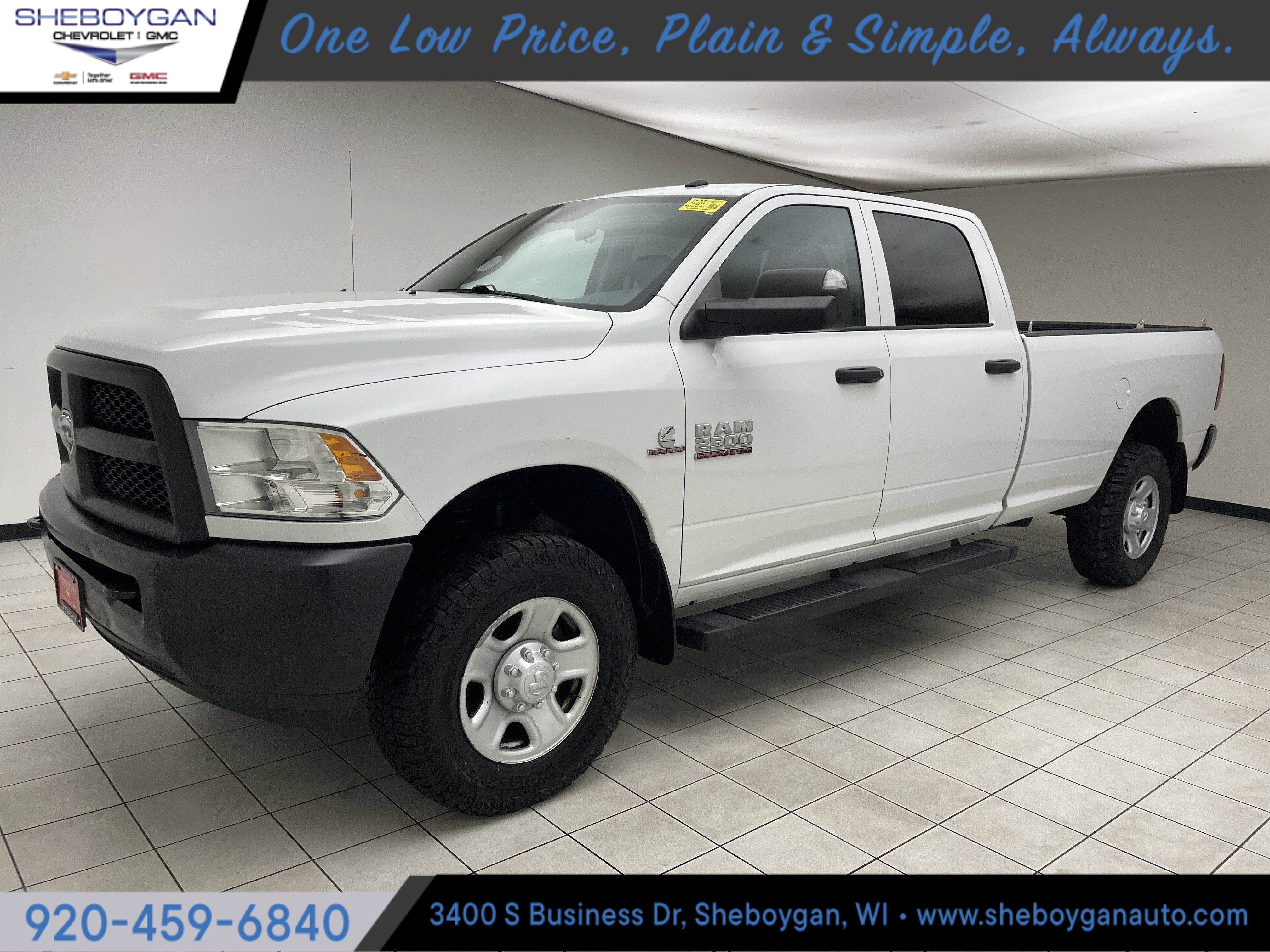 2018 RAM 2500 Tradesman Crew Cab 4x4 8' Box