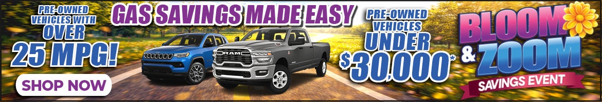 Pre-Owned Gas Savings