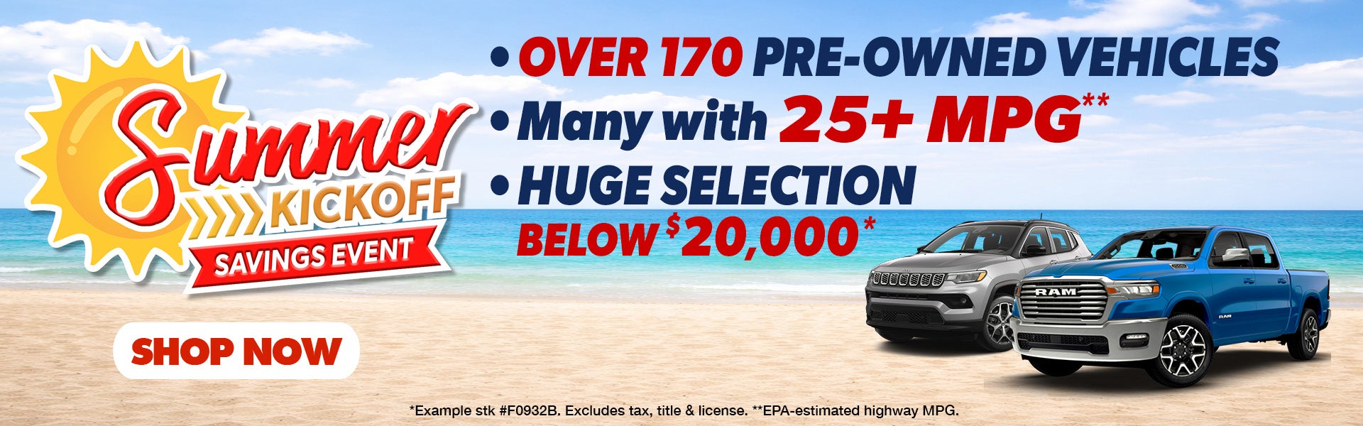 Pre-owned vehicles